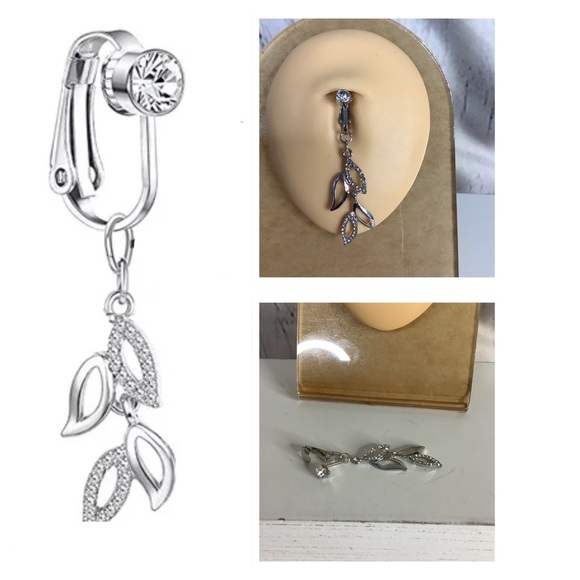 Clip-On Belly Button Ring - Picture 1 of 4